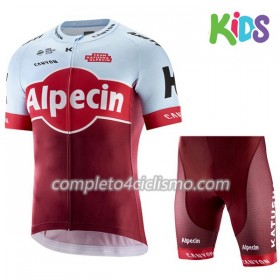 Completo Maglia Ciclismo + Pantaloncino 2018 Team Katusha Alpecin Bambino N001